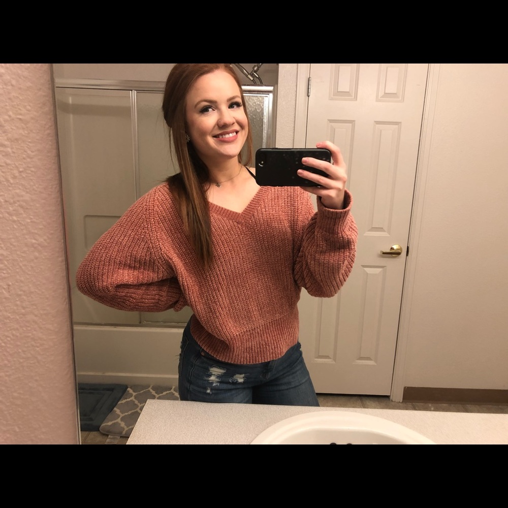 Dusty Rose 🌹 Urban Outfitters Chunky Sweater